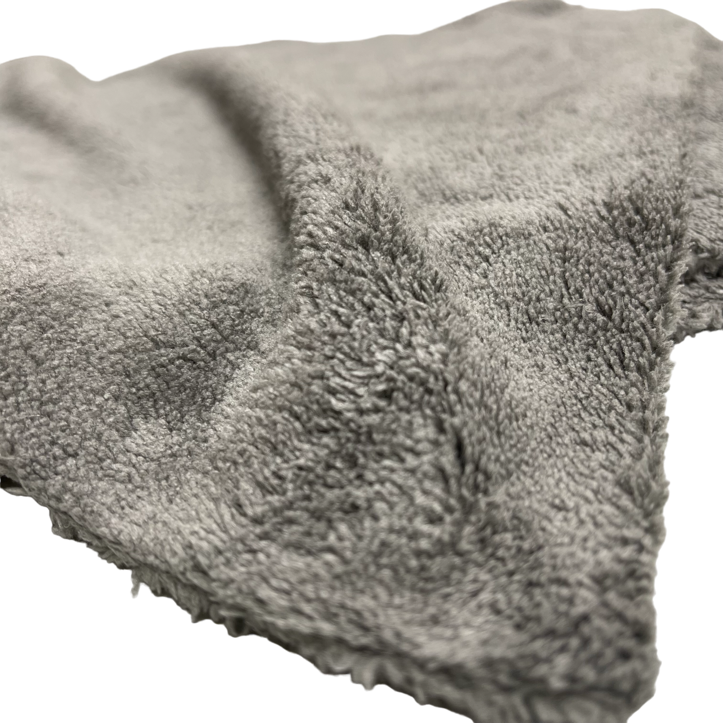 One Borderless Detailing Microfiber Cloth partially folded on a white background