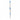 Adjustable stainless steel mop handle with blue and white detailing and ergonomic grip