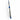 Stainless steel flat mop handle with a threaded tip and adjustable blue handle